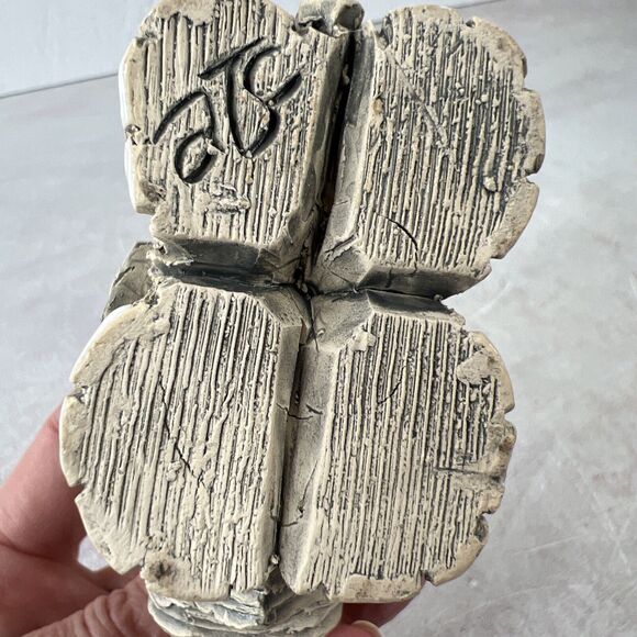 Elephant Figurine Artesania Rinconada GIFT Trunk Up VTG MCM BOHO - Picture 7 of 11